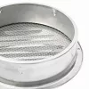  Levegő szellőzőfedél 4 pcs Ezüst 200 mm Rozsdamentes acél