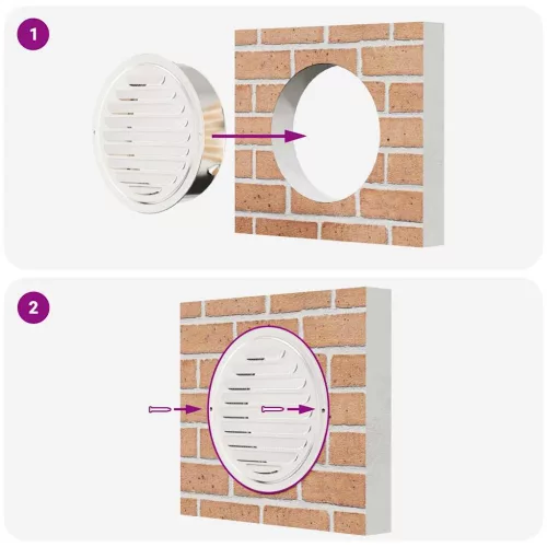  Levegő szellőzőfedél 4 pcs Ezüst 200 mm Rozsdamentes acél