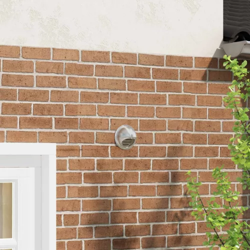  Levegő szellőzőfedél 2 pcs Ezüst 80 mm Rozsdamentes acél