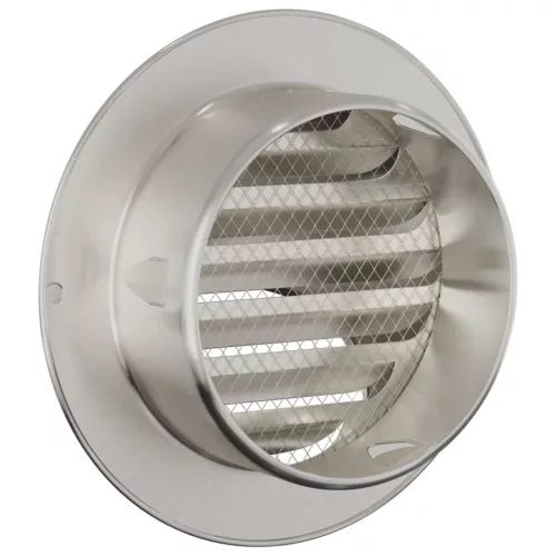  Levegő szellőzőfedél 8 pcs Ezüst 80 mm Rozsdamentes acél