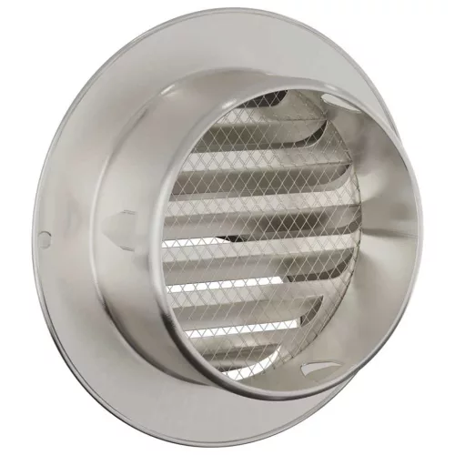  Levegő szellőzőfedél 8 pcs Ezüst 100 mm Rozsdamentes acél