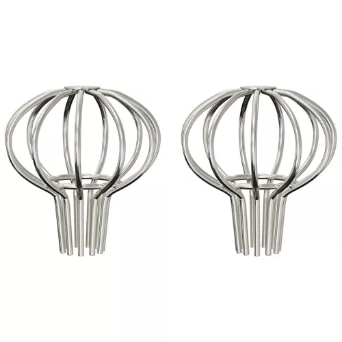  Cseppentő Levélvédő 2 pcs Ezüst 50 mm Rozsdamentes acél