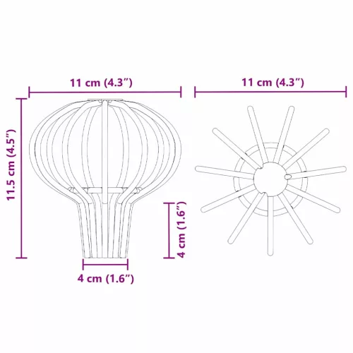  Cseppentő Levélvédő 2 pcs Ezüst 50 mm Rozsdamentes acél