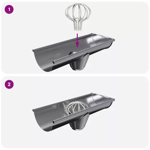  Cseppentő Levélvédő 8 pcs Ezüst 50 mm Rozsdamentes acél