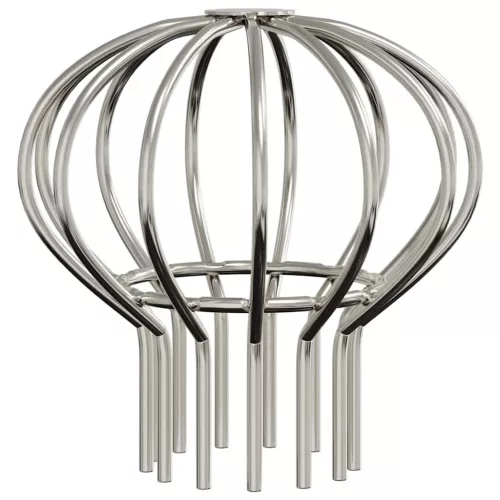  Cseppentő Levélvédő 8 pcs Ezüst 75 mm Rozsdamentes acél