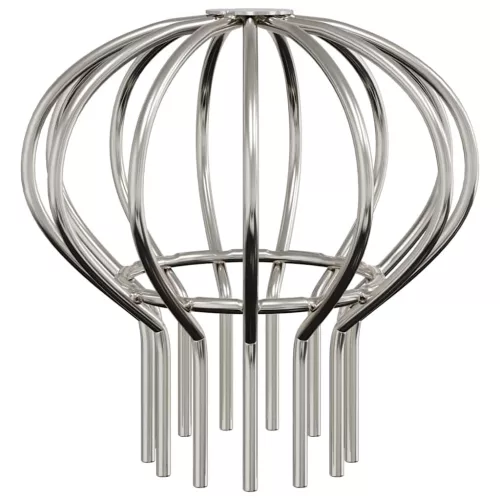  Cseppentő Levélvédő 8 pcs Ezüst 75 mm Rozsdamentes acél