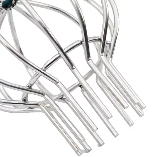  Cseppentő Levélvédő 8 pcs Ezüst 75 mm Rozsdamentes acél