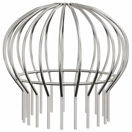  Cseppentő Levélvédő 8 pcs Ezüst 160 mm Rozsdamentes acél