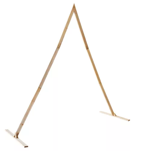  Esküvői Ív Világos Barna 202 x 95 x 254 cm Tömör fenyőfa