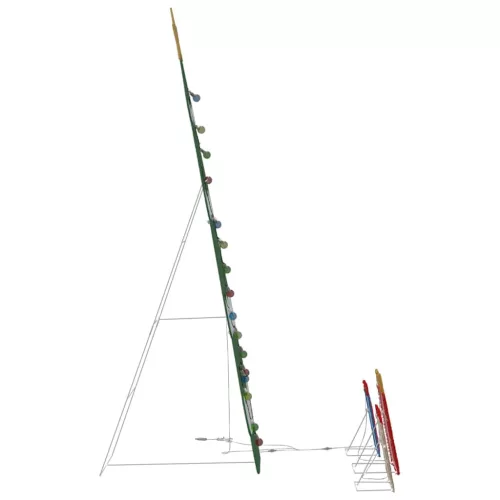  Fényes Karácsonyi Fa 3 Ajándékdobozzal 2D Meleg Fehér 150 cm