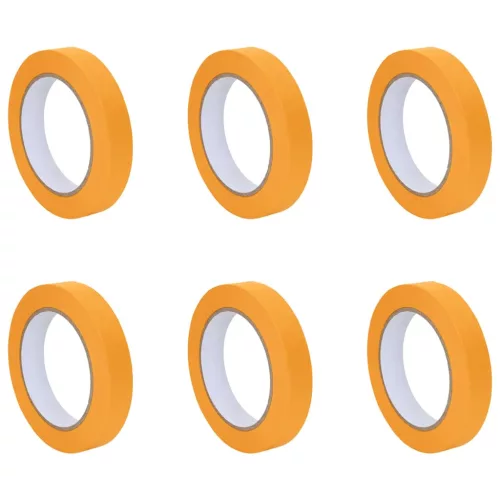  Festő Maszkoló Szalagok 6 pcs Sárga 19mm x 50m Papír