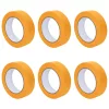  Festő Maszkoló Szalagok 6 pcs Sárga 25mm x 50m Papír