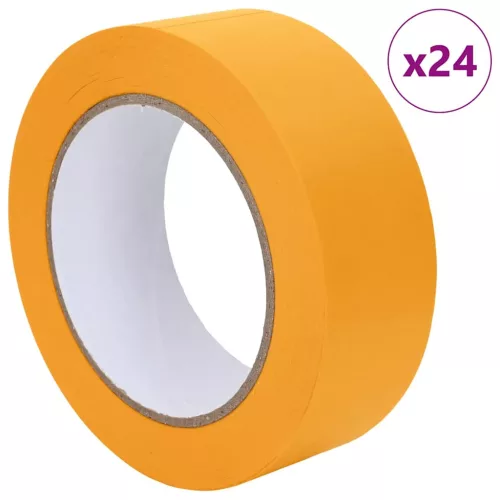  Festő Maszkoló Szalagok 24 pcs Sárga 38mm x 50m Papír