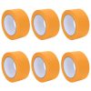  Festő Maszkoló Szalagok 6 pcs Sárga 50mm x 50m Papír