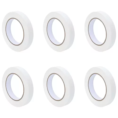  Festő Maszkoló Szalagok 6 pcs Fehér 19mm x 50m Papír