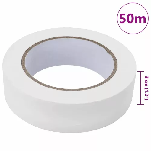  Festő Maszkoló Szalagok 50 pcs Fehér 30mm x 50m Papír