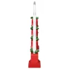  Karácsonyi gyertya híd 7 LED-del 3 pcs Piros 39.5 x 5 x 29 cm