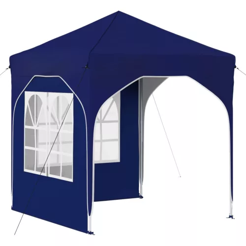  Parti sátor 192 x 192 x 245 cm Kék 210D Oxford ezüst bevonattal