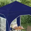  Parti sátor 192 x 192 x 245 cm Kék 210D Oxford ezüst bevonattal