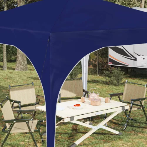  Parti sátor 290 x 290 x 245 cm Kék 210D Oxford ezüst bevonattal