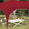  Parti sátor Burgundi 575 x 288 x 245 cm Oxford Szövet