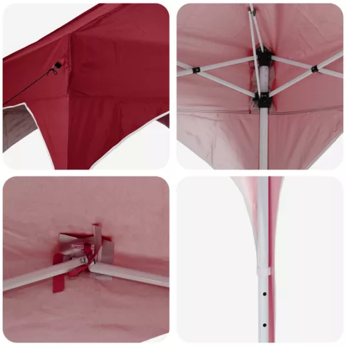  Parti sátor Burgundi 575 x 288 x 245 cm Oxford Szövet