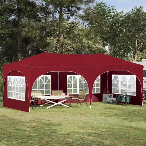  Parti sátor Burgundi 575 x 288 x 245 cm Oxford Szövet