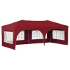  Parti sátor Burgundi 575 x 288 x 245 cm Oxford Szövet