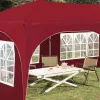  Parti sátor Burgundi 575 x 288 x 245 cm Oxford Szövet
