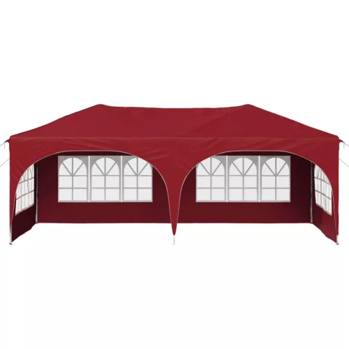  Parti sátor Burgundi 575 x 288 x 245 cm Oxford Szövet