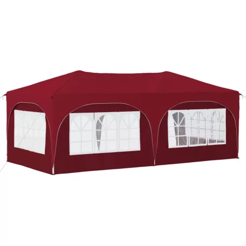  Parti sátor Burgundi 575 x 288 x 245 cm Oxford Szövet
