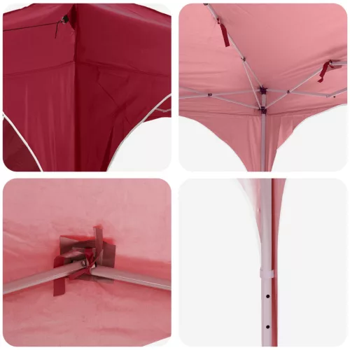  Parti sátor Burgundi 575 x 288 x 245 cm Oxford Szövet