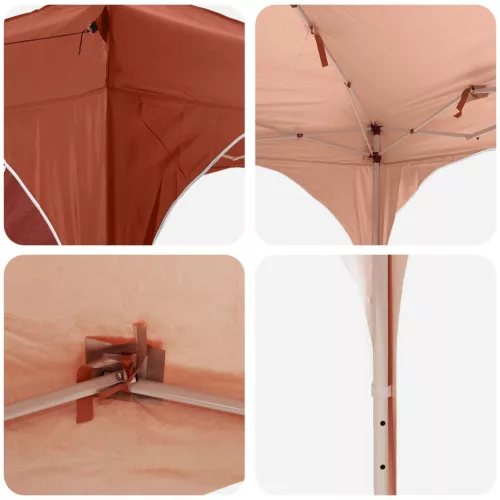  Parti sátor Terrakotta 575 x 288 x 245 cm Oxford Szövet