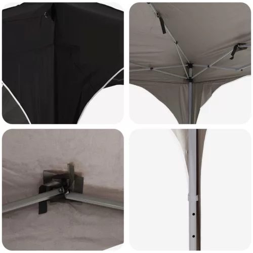  Parti sátor Fekete 575 x 288 x 245 cm Oxford Szövet