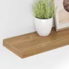  Falpolc Falra szerelhető 2 pcs Barna 90 x 23,5 x 4 cm Faanyag