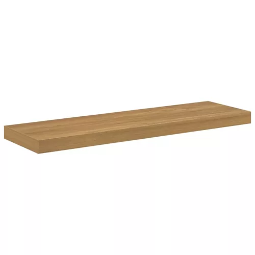  Falpolc Falra szerelhető 2 pcs Barna 90 x 23,5 x 4 cm Faanyag