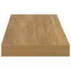  Falpolc Falra szerelhető 2 pcs Barna 90 x 23,5 x 4 cm Faanyag