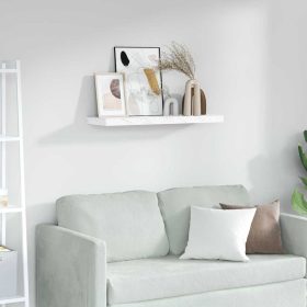    Falpolc Falra szerelhető Fehér márvány 90 x 23,5 x 4 cm Faanyag