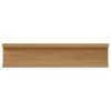  Falpolc polcokkal tárolóval 2 pcs Barna 40 x 9 x 3 cm Faanyag