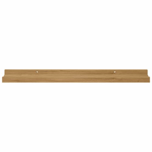  Falpolc polcokkal tárolóval 4 pcs Barna 60 x 9 x 3 cm Faanyag