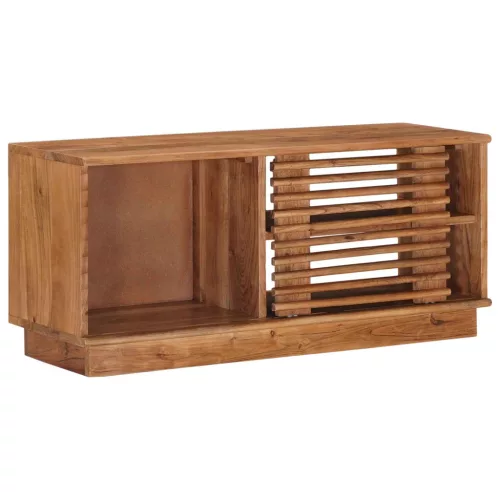  TV szekrény tárolóval ajtóval Természetes 90 x 30 x 40 cm