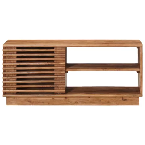  TV szekrény tárolóval ajtóval Természetes 90 x 30 x 40 cm