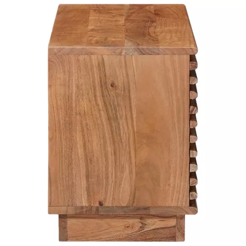  TV szekrény tárolóval ajtóval Természetes 90 x 30 x 40 cm