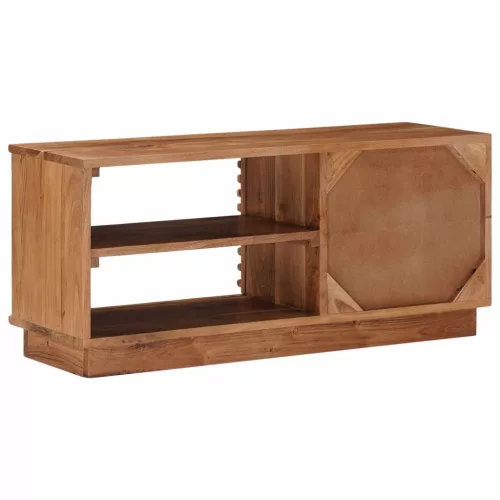  TV szekrény tárolóval ajtóval Természetes 90 x 30 x 40 cm