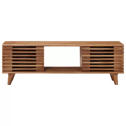  TV szekrény tárolóval ajtóval Természetes 105 x 30 x 35 cm