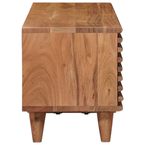  TV szekrény tárolóval ajtóval Természetes 105 x 30 x 35 cm