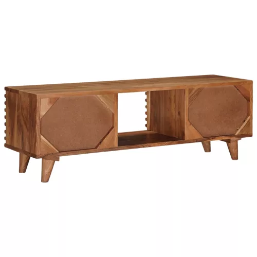  TV szekrény tárolóval ajtóval Természetes 105 x 30 x 35 cm