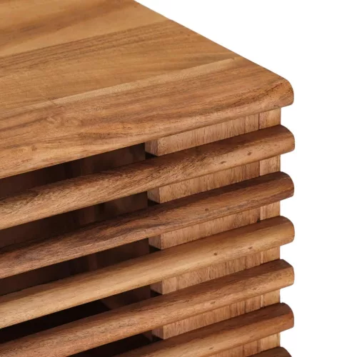  TV szekrény tárolóval ajtóval Természetes 105 x 30 x 35 cm