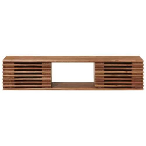  TV szekrény tárolóval ajtóval Természetes 105 x 30 x 22,5 cm