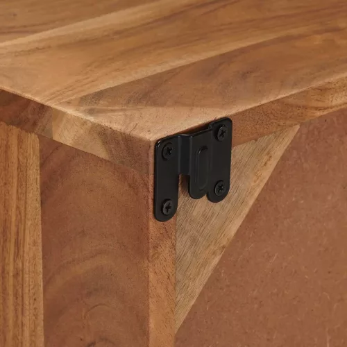  TV szekrény tárolóval ajtóval Természetes 105 x 30 x 22,5 cm